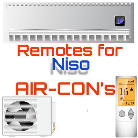 AC Remote for Niso ✅ - China Air Conditioner Remotes :: Cheapest AC Remote Solutions
