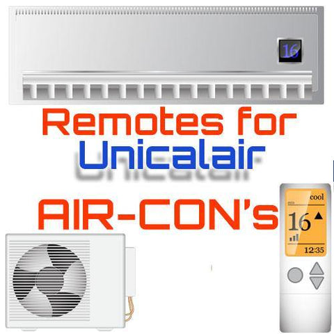 Air Conditioner Remote for Unicalair ✅
