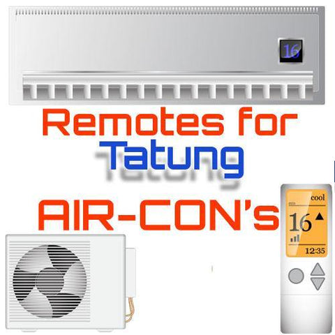 AC Remote for Tatung ✅ - China Air Conditioner Remotes :: Cheapest AC Remote Solutions
