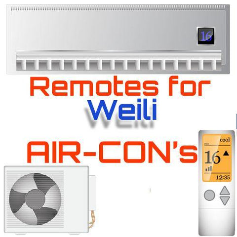 Air Conditioner Remote for Weili ✅