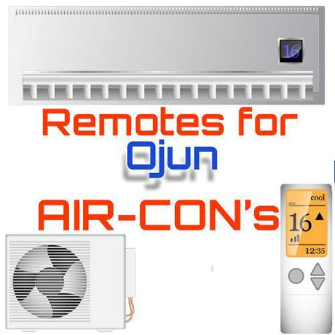 AC Remote for Ojun ✅ - China Air Conditioner Remotes :: Cheapest AC Remote Solutions