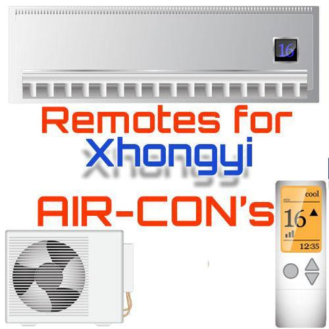 Air Conditioner Remotes For Xhongyi ✅