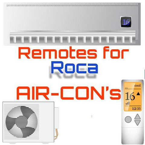 AC Remote for Roca ✅ - China Air Conditioner Remotes :: Cheapest AC Remote Solutions