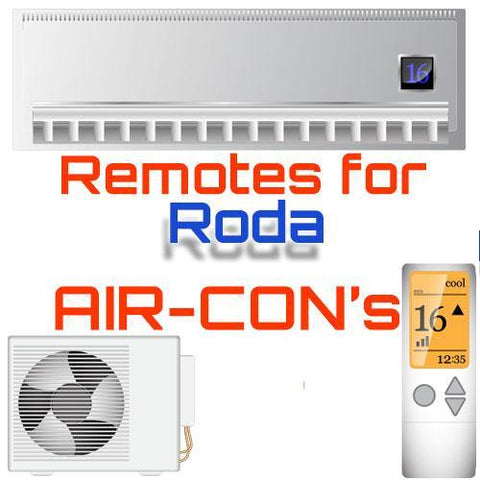 AC Remote for Roda ✅ - China Air Conditioner Remotes :: Cheapest AC Remote Solutions