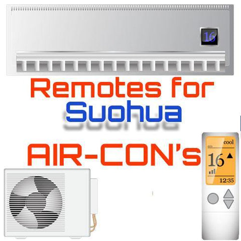 AC Remote for Suohua ✅ - China Air Conditioner Remotes :: Cheapest AC Remote Solutions