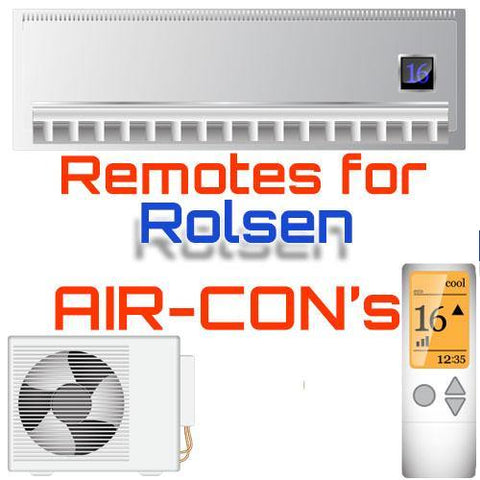 AC Remote for Rolsen ✅ - China Air Conditioner Remotes :: Cheapest AC Remote Solutions