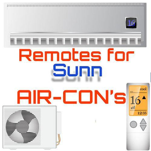 AC Remote for Sunn ✅ - China Air Conditioner Remotes :: Cheapest AC Remote Solutions