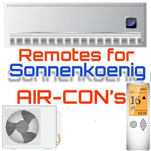 AC Remote for Sonnenkoenig ✅ - China Air Conditioner Remotes :: Cheapest AC Remote Solutions