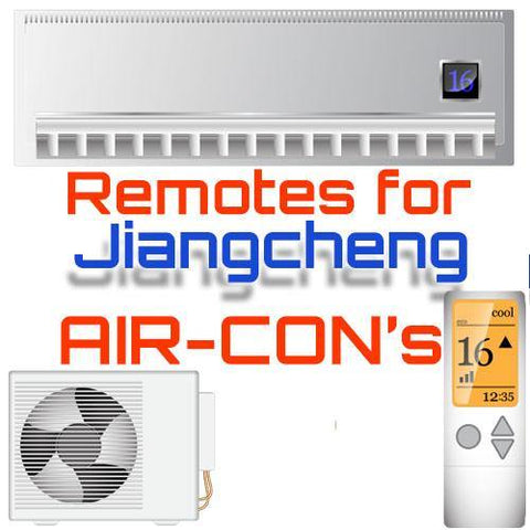 AC Remote for Jiangcheng ✅ - China Air Conditioner Remotes :: Cheapest AC Remote Solutions