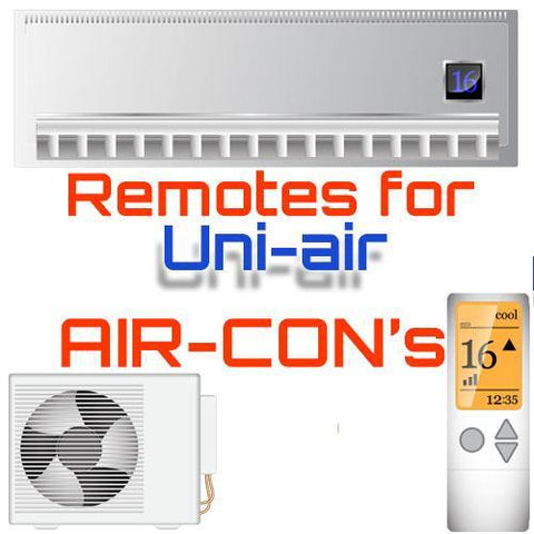 Air Conditioner Remote for Uni-air ✅