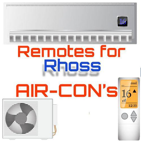 AC Remote for Rhoss ✅ - China Air Conditioner Remotes :: Cheapest AC Remote Solutions