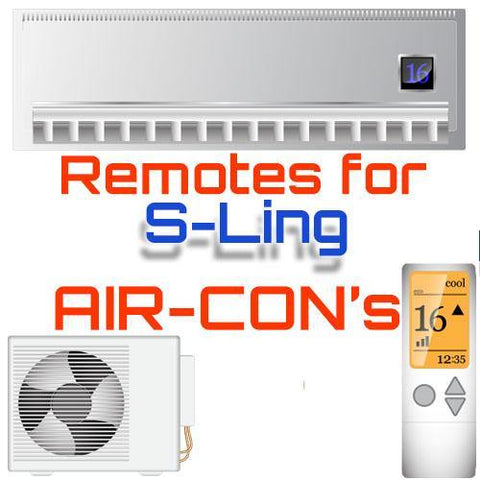 AC Remote for S-Ling ✅ - China Air Conditioner Remotes :: Cheapest AC Remote Solutions