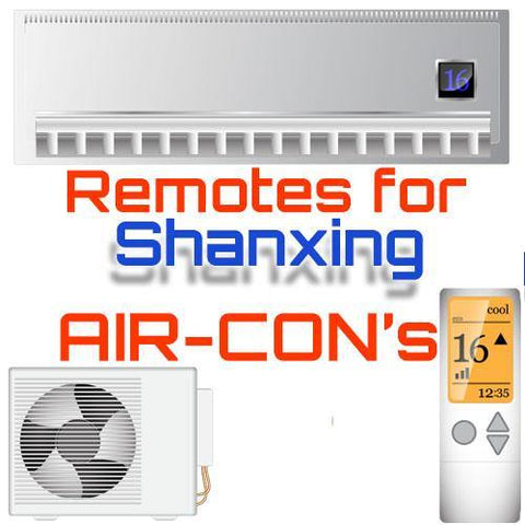 AC Remote for Shanxing ✅ - China Air Conditioner Remotes :: Cheapest AC Remote Solutions