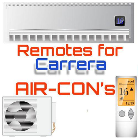 AC Remote for Carrera ✅ - China Air Conditioner Remotes :: Cheapest AC Remote Solutions