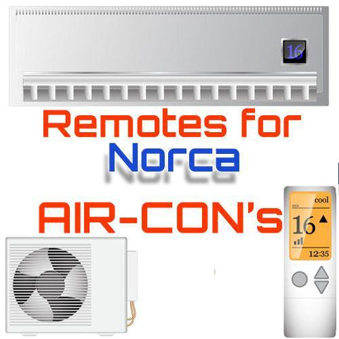 AC Remote for Norca ✅ - China Air Conditioner Remotes :: Cheapest AC Remote Solutions