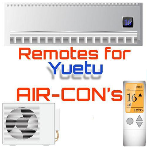 Air Conditioner Remote for Yuetu ✅