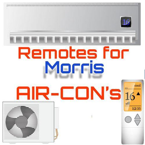 AC Remote for Morris ✅ - China Air Conditioner Remotes :: Cheapest AC Remote Solutions