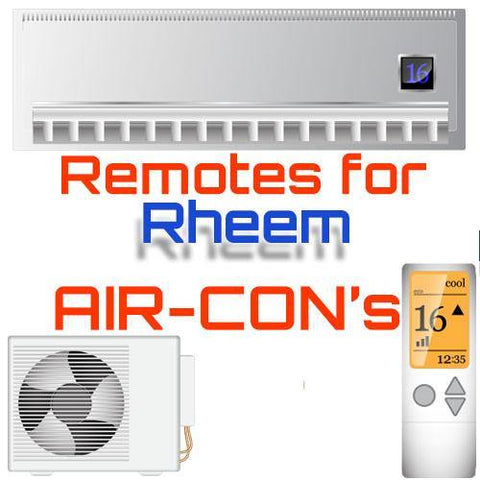 AC Remote for Rheem ✅ - China Air Conditioner Remotes :: Cheapest AC Remote Solutions