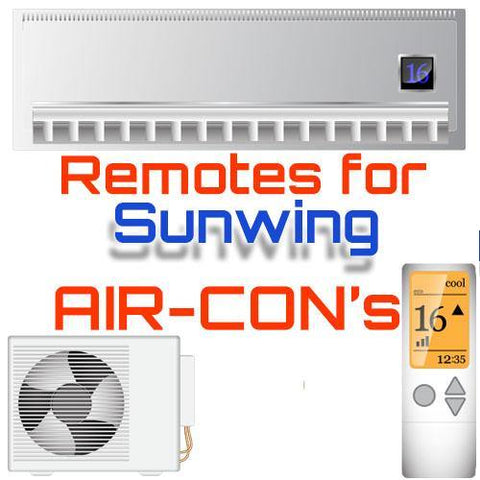 AC Remote for Sunwing ✅ - China Air Conditioner Remotes :: Cheapest AC Remote Solutions