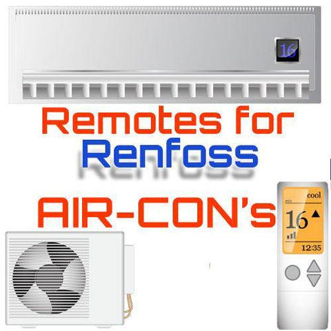 AC Remote for Renfoss ✅ - China Air Conditioner Remotes :: Cheapest AC Remote Solutions