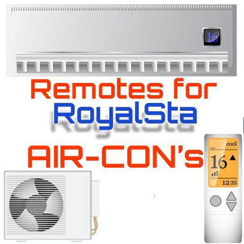 AC Remote for RoyalSta ✅ - China Air Conditioner Remotes :: Cheapest AC Remote Solutions