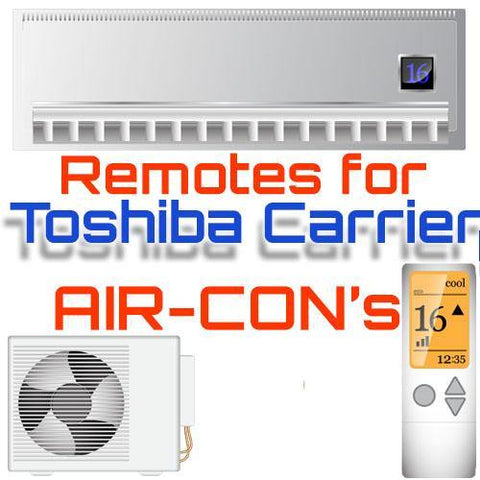 Air Conditioner Remote for Toshiba Carrier ✅