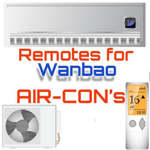 Air Conditioner Remote for Wanbao ✅