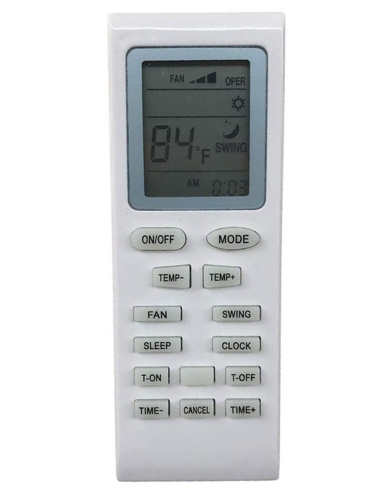Replacement Remote for ComfortStar - Model: CHH - China Air Conditioner Remotes :: Cheapest AC Remote Solutions