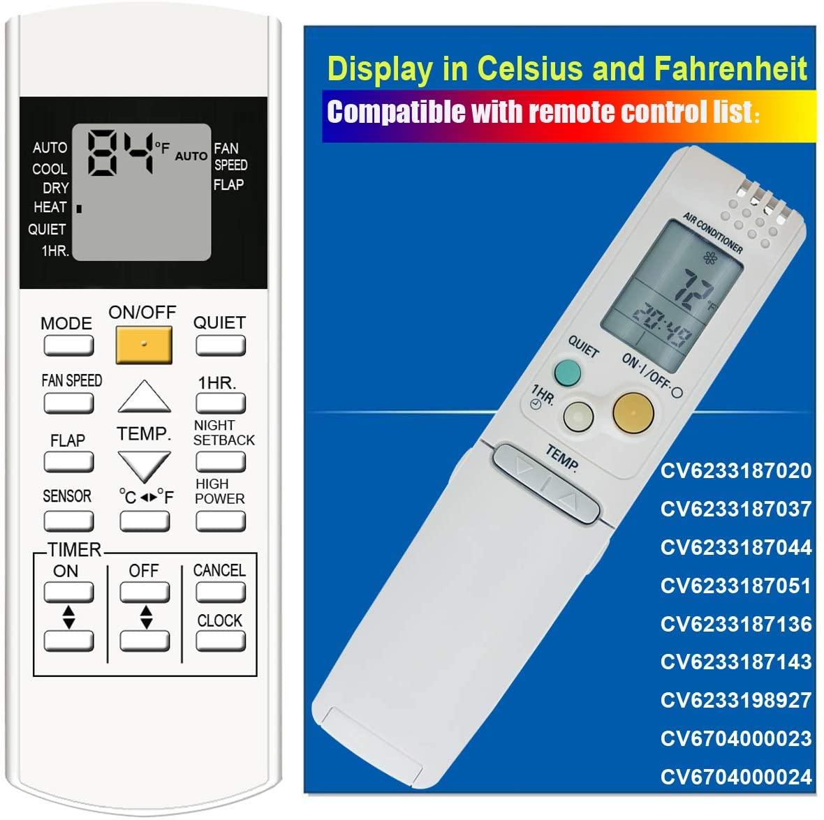 Replacement Air Con Remote for Panasonic  - Model: CV6 - China Air Conditioner Remotes :: Cheapest AC Remote Solutions