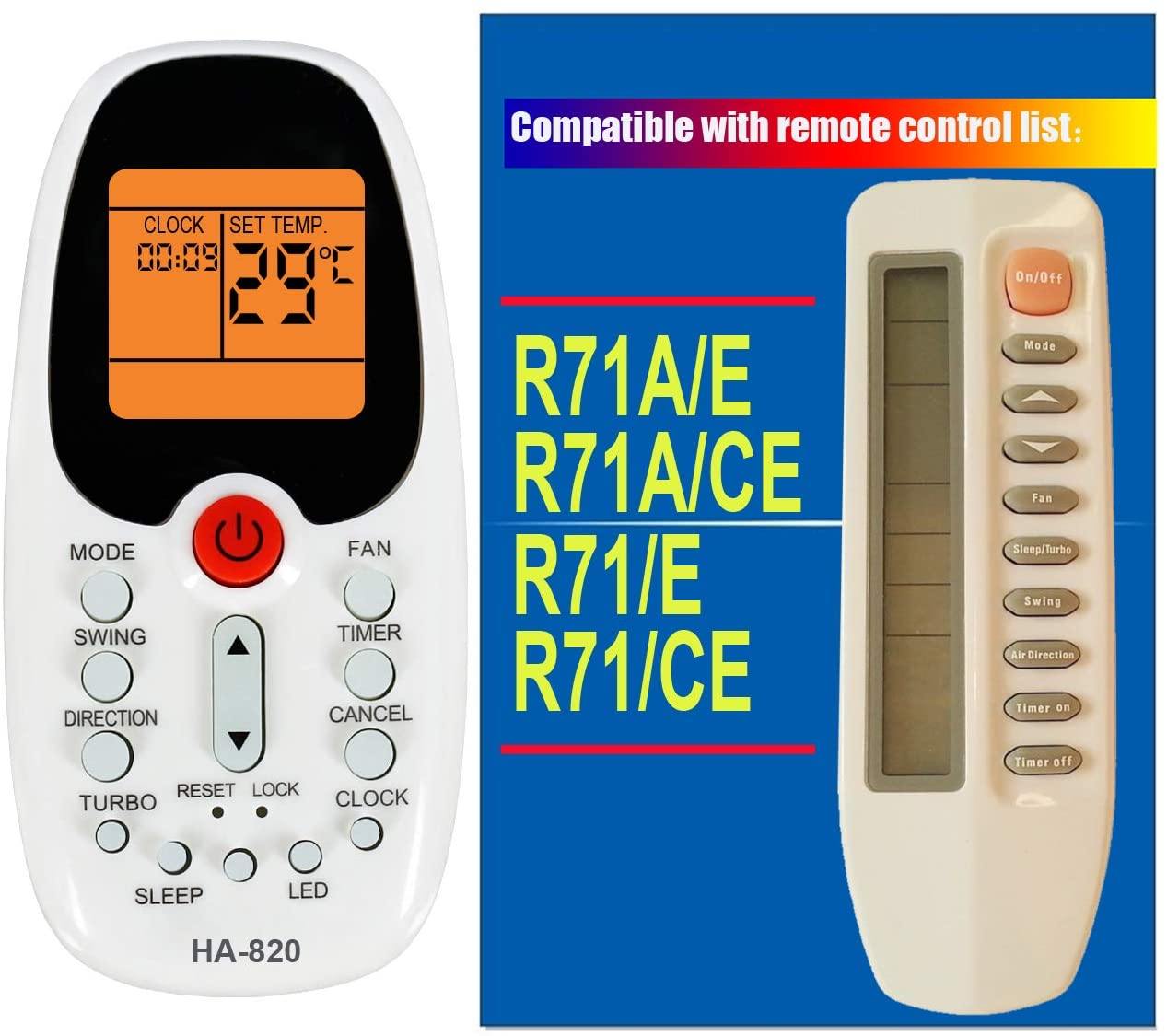 Replacement Remote for Comfort Breeze - Model: R71 - China Air Conditioner Remotes :: Cheapest AC Remote Solutions