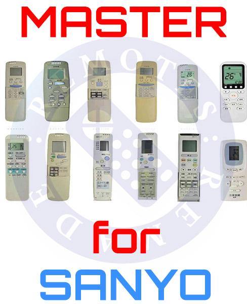 Master Universal Air Conditioner Remote for All SANYO Models - China Air Conditioner Remotes :: Cheapest AC Remote Solutions