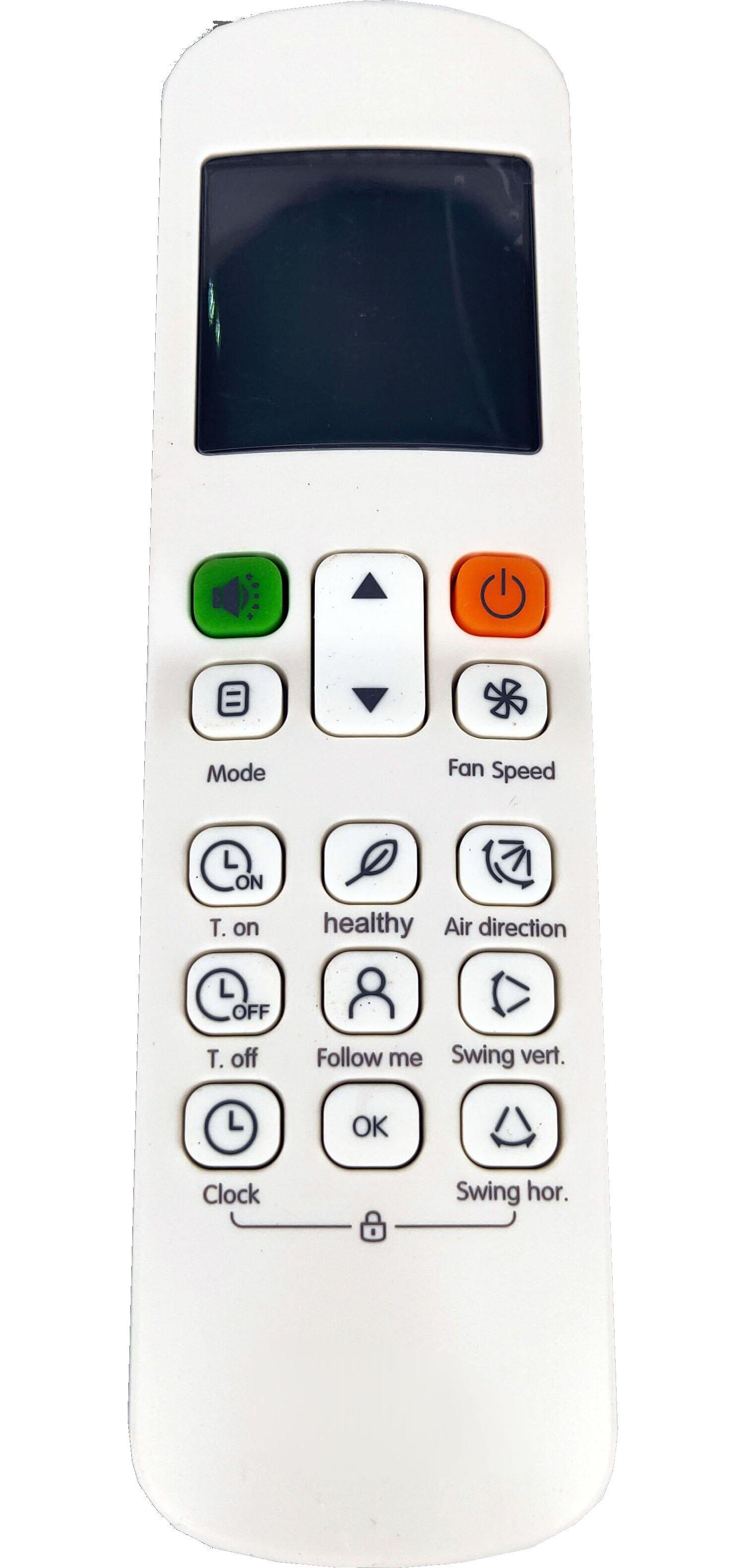 Air Conditioner Remote for ActronAir Models: RG61E3/BGEF