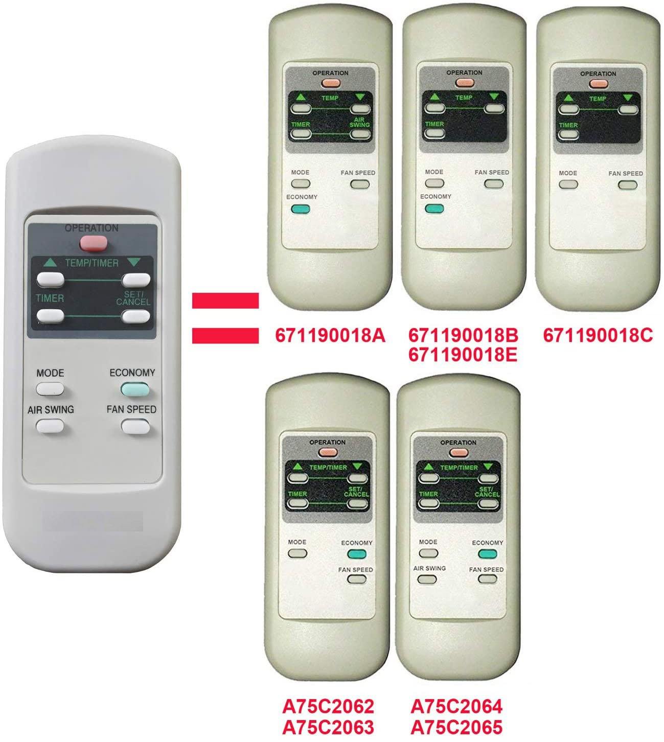 Replacement Remote for Panasonic Model: CW-XC - China Air Conditioner Remotes :: Cheapest AC Remote Solutions